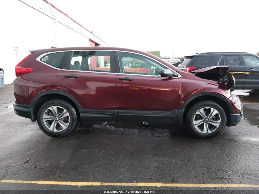 2018 Honda Cr-V Lx VIN: 2HKRW6H32JH229789 Lot: 43992723