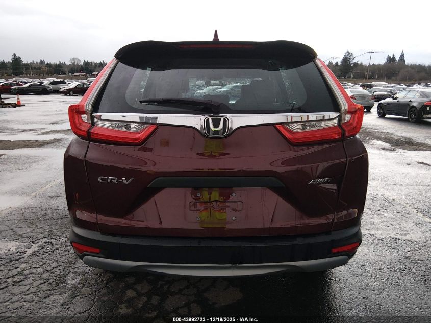 2018 Honda Cr-V Lx VIN: 2HKRW6H32JH229789 Lot: 43992723