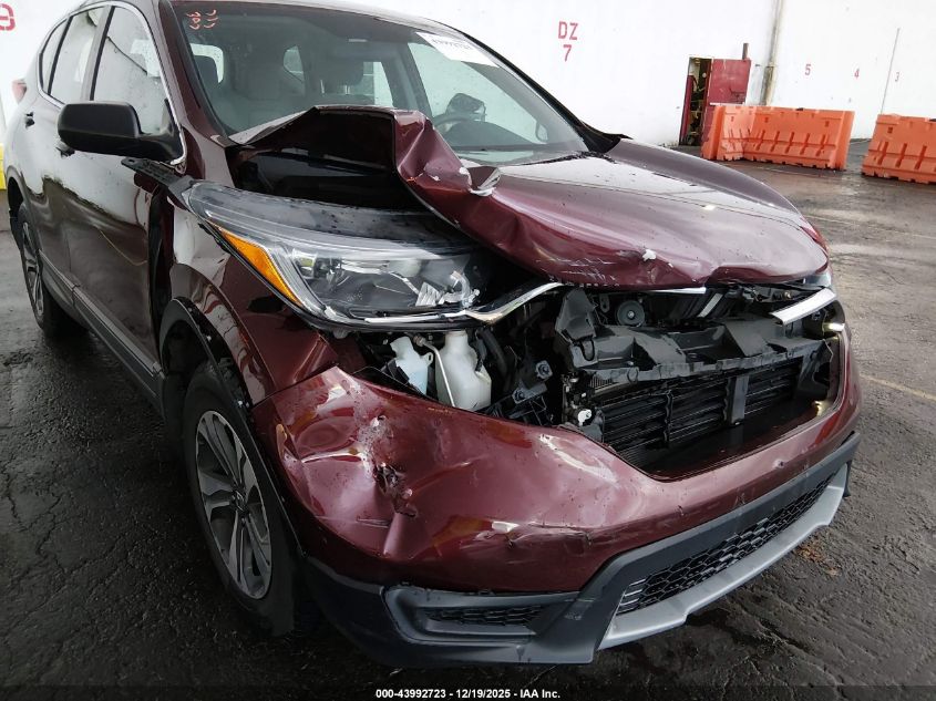 2018 Honda Cr-V Lx VIN: 2HKRW6H32JH229789 Lot: 43992723