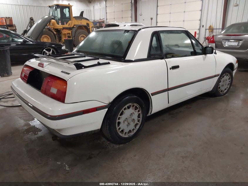 1991 MERCURY CAPRI CABRIO 1.6L I4 FI DOHC F