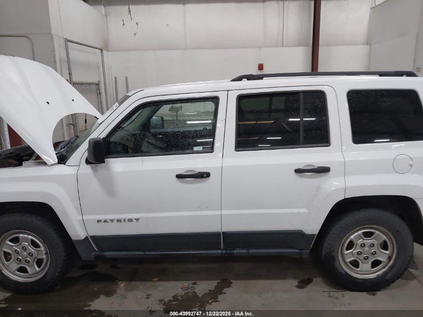 2013 Jeep Patriot Sport VIN: 1C4NJPBA4DD251460 Lot: 43992747