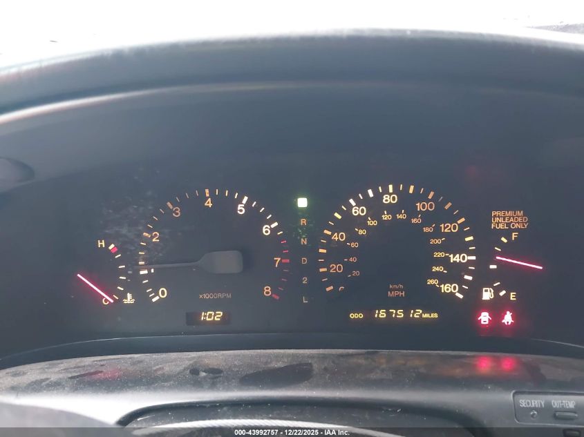 1995 Lexus Sc 400 VIN: JT8UZ30C6S0046727 Lot: 43992757