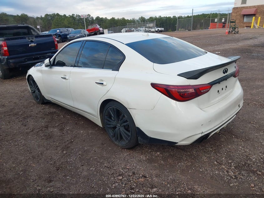 Vin: jn1ev7ap3jm351266, lot: 44488505, infiniti q50 3.0t luxe 20183