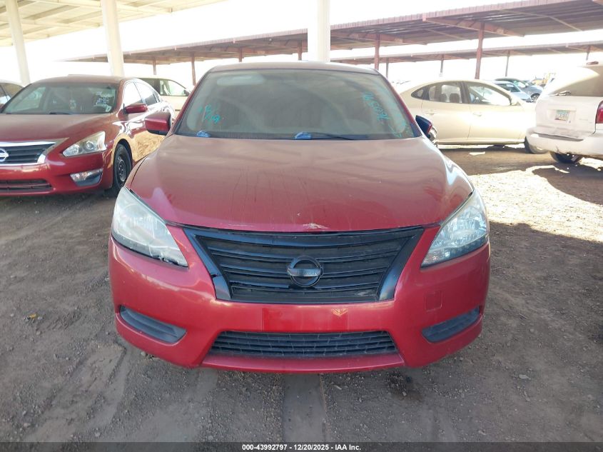 2013 Nissan Sentra S VIN: 3N1AB7AP0DL760590 Lot: 43992797