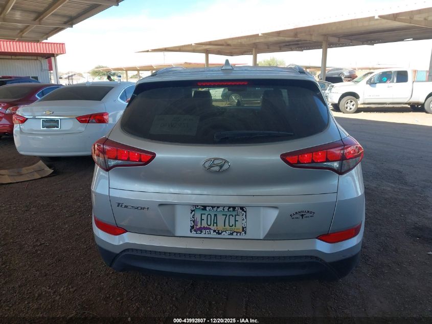 2018 Hyundai Tucson Sel Plus VIN: KM8J33A44JU778595 Lot: 43992807