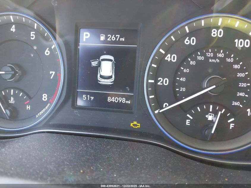 2019 Hyundai Kona Sel VIN: KM8K6CAA2KU333582 Lot: 43992821