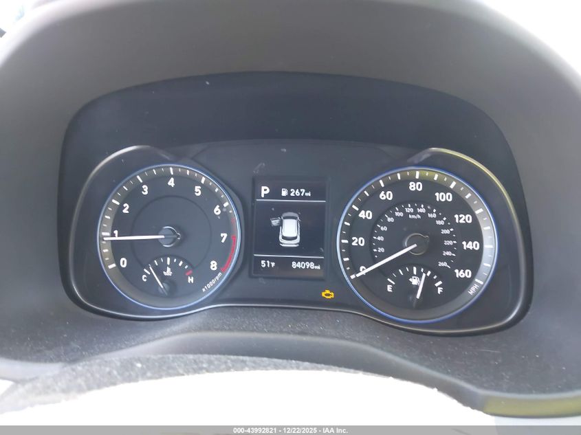 2019 Hyundai Kona Sel VIN: KM8K6CAA2KU333582 Lot: 43992821