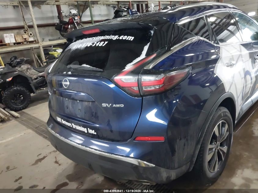 2023 Nissan Murano Sv Intelligent Awd VIN: 5N1AZ2BS4PC110137 Lot: 43992841