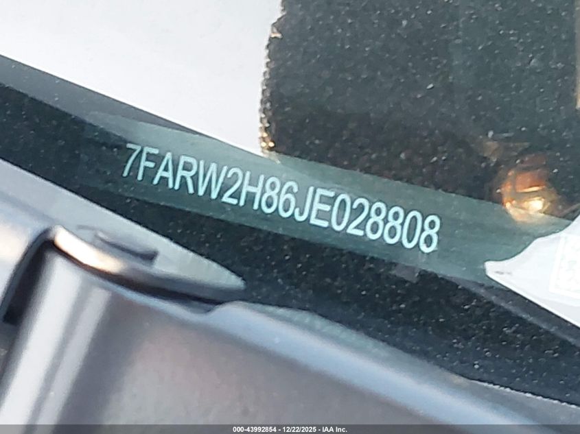 2018 Honda Cr-V Ex-L/Ex-L Navi VIN: 7FARW2H86JE028808 Lot: 43992854