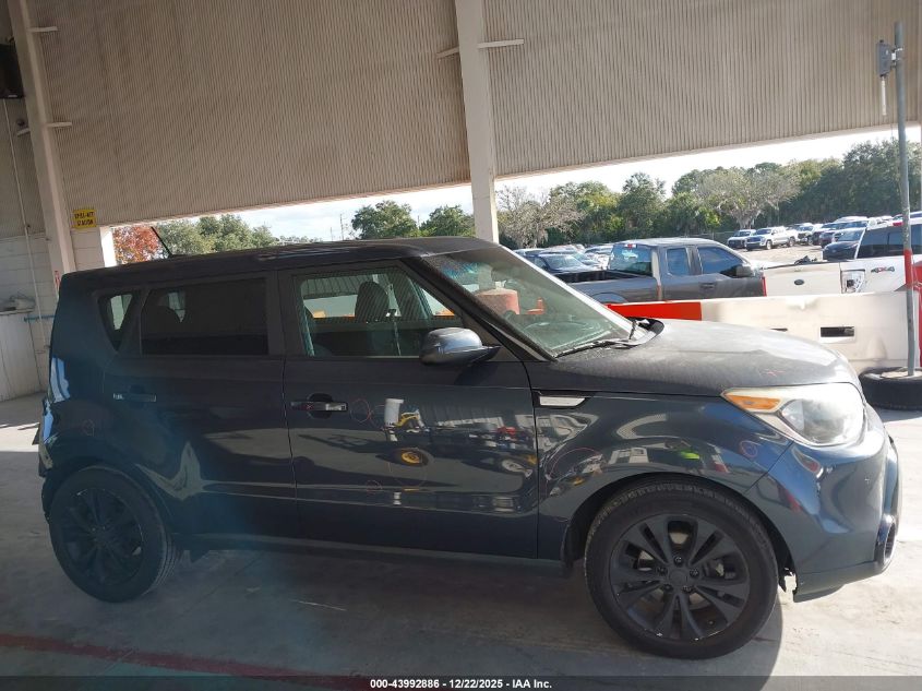 2016 Kia Soul + VIN: KNDJP3A51G7378602 Lot: 43992886