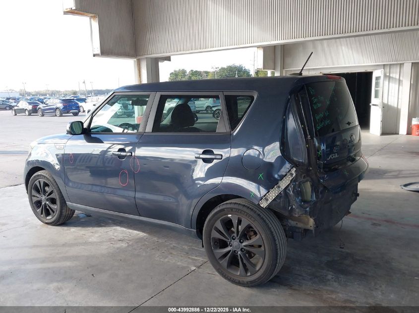 2016 Kia Soul + VIN: KNDJP3A51G7378602 Lot: 43992886