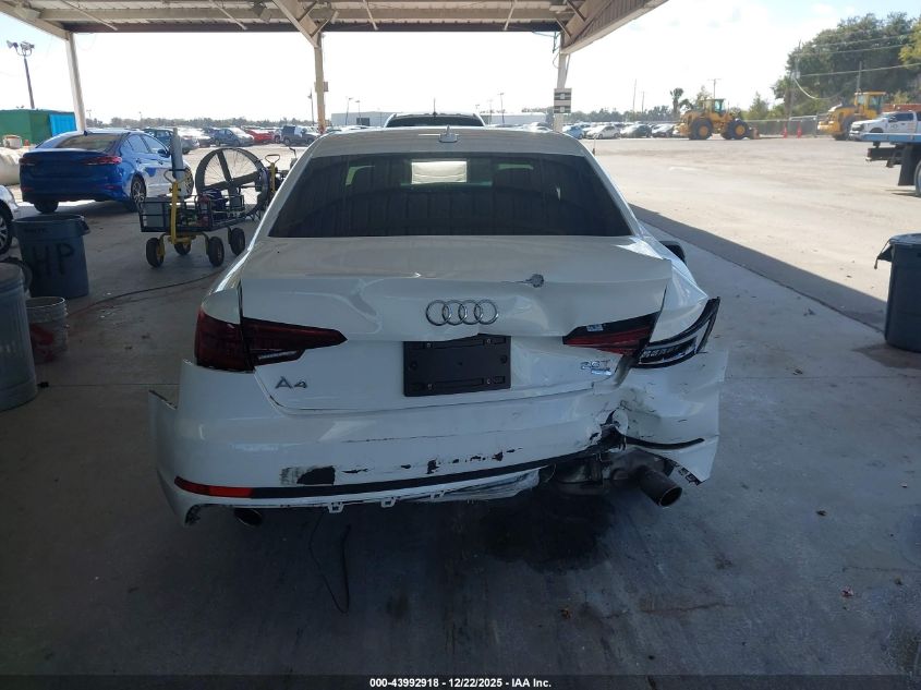 2018 Audi A4 2.0T Tech Ultra Premium/2.0T Ultra Premium VIN: WAUKMAF45JA192098 Lot: 43992918