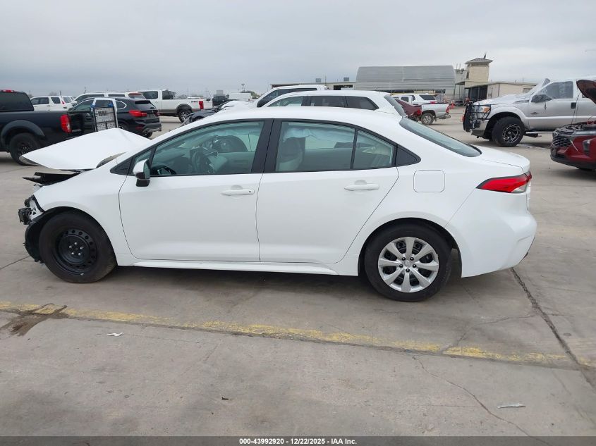 2025 Toyota Corolla Le VIN: 5YFB4MDE9SP321151 Lot: 43992920