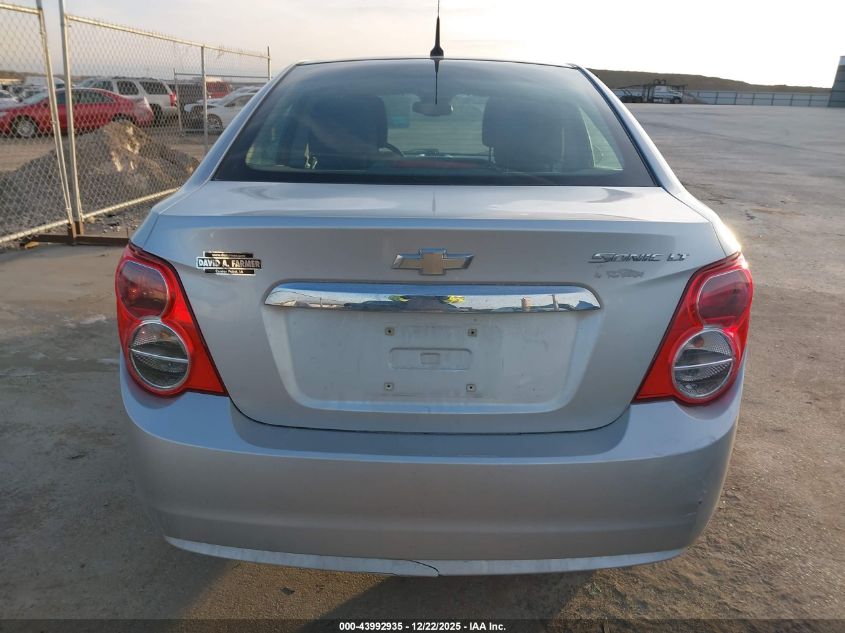 2013 Chevrolet Sonic Lt Auto VIN: 1G1JC5SH2D4117596 Lot: 43992935