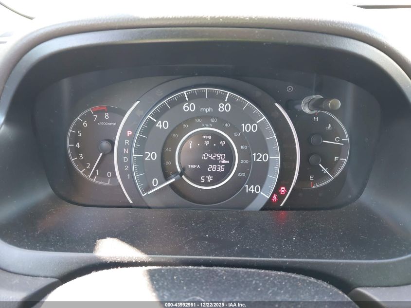 2012 Honda Cr-V Ex-L VIN: 5J6RM3H76CL038117 Lot: 43992951