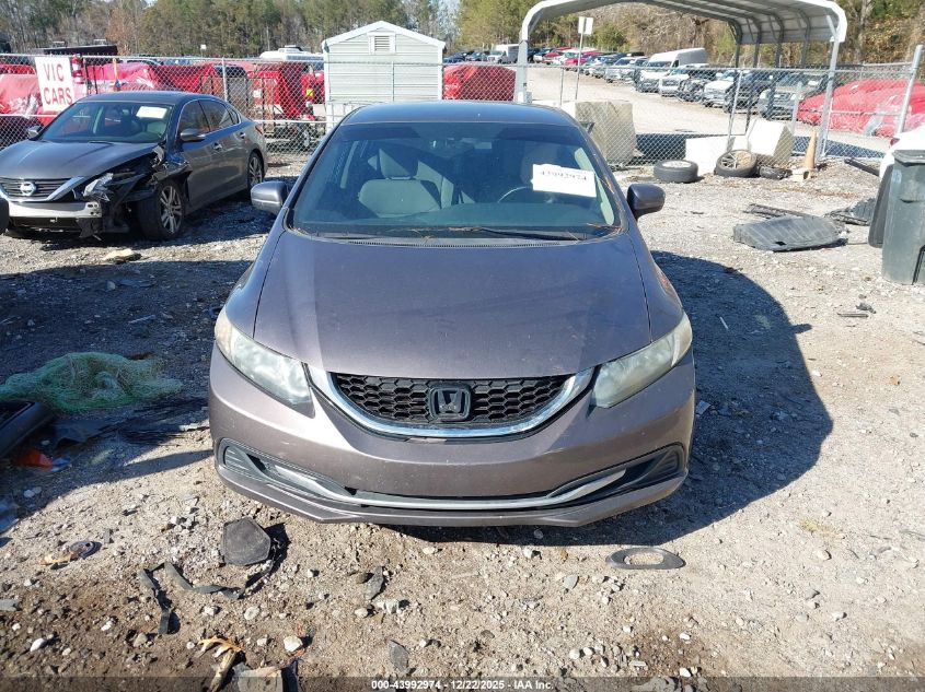 2014 Honda Civic Lx VIN: 19XFB2F54EE027865 Lot: 43992974