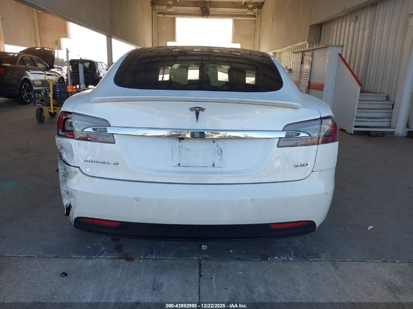 2016 Tesla Model S 60D/70D/75D/85D/90D VIN: 5YJSA1E20GF149381 Lot: 43992990