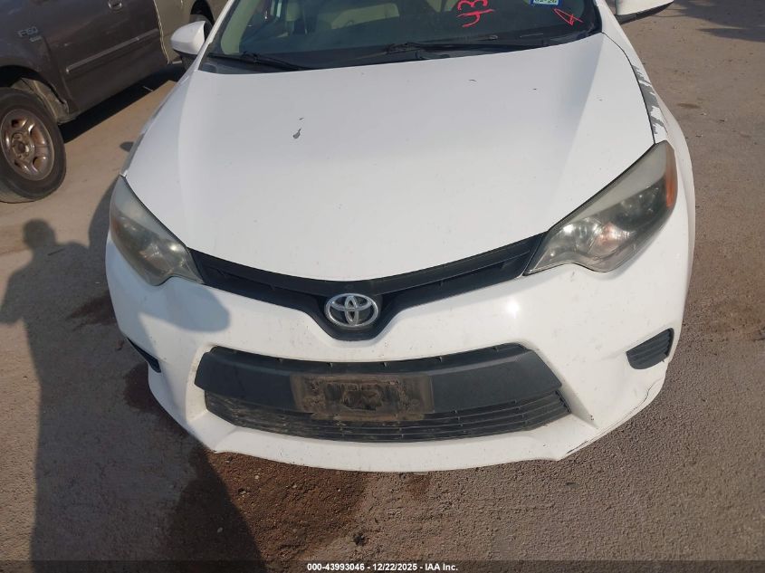 2014 Toyota Corolla Le VIN: 5YFBURHE8EP085927 Lot: 43993046