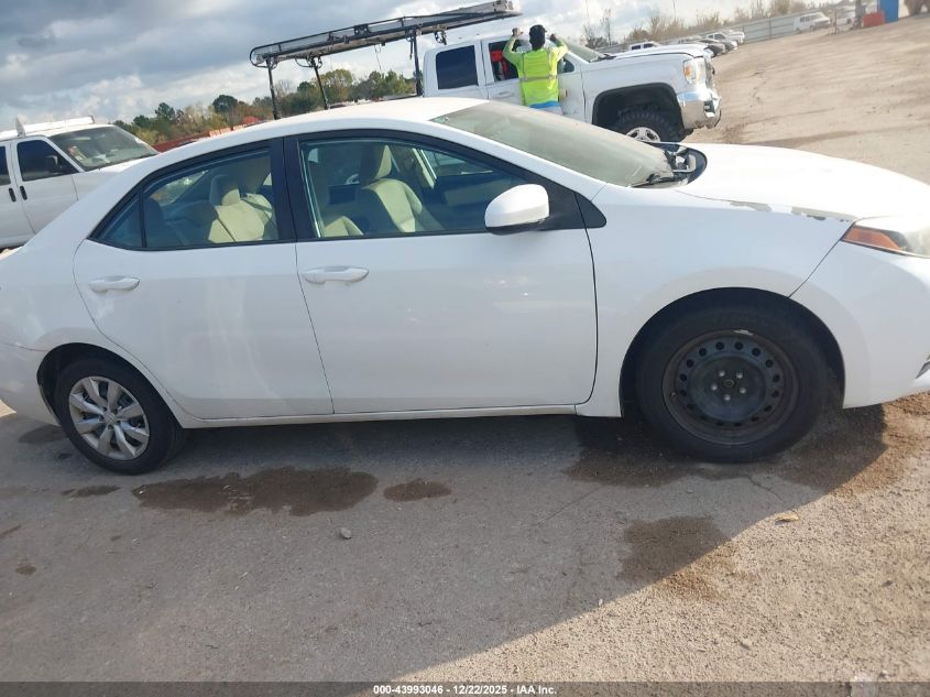 2014 Toyota Corolla Le VIN: 5YFBURHE8EP085927 Lot: 43993046