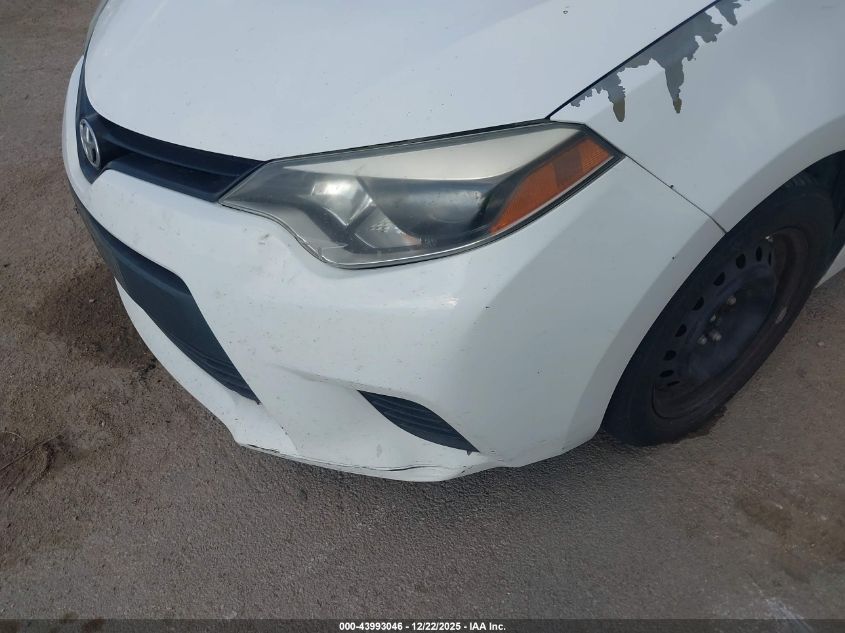 2014 Toyota Corolla Le VIN: 5YFBURHE8EP085927 Lot: 43993046