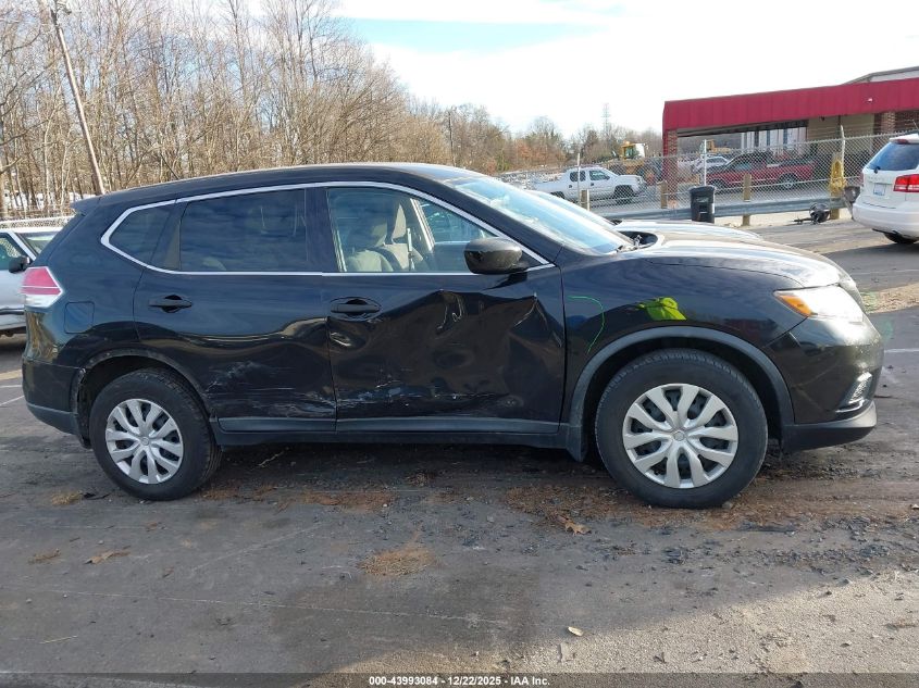 2016 Nissan Rogue S VIN: KNMAT2MT0GP722484 Lot: 43993084
