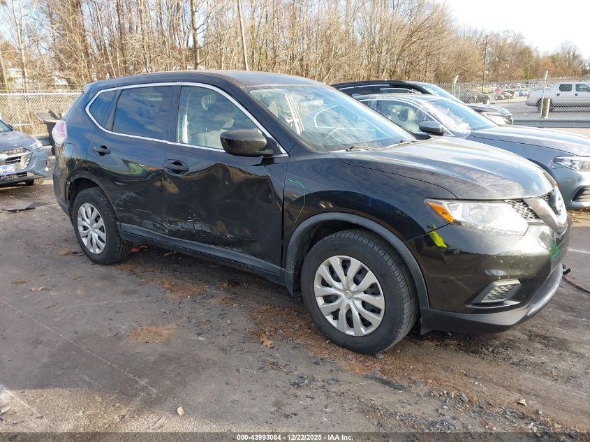 2016 Nissan Rogue S VIN: KNMAT2MT0GP722484 Lot: 43993084