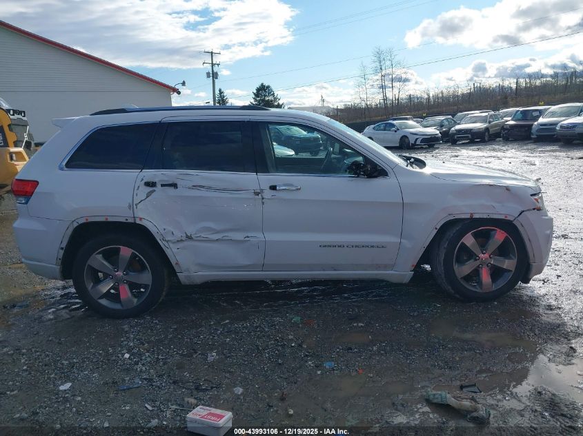2014 Jeep Grand Cherokee Overland VIN: 1C4RJFCG5EC382161 Lot: 43993106