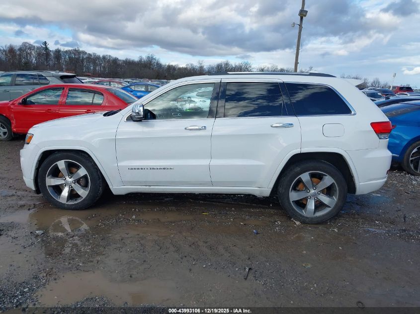2014 Jeep Grand Cherokee Overland VIN: 1C4RJFCG5EC382161 Lot: 43993106