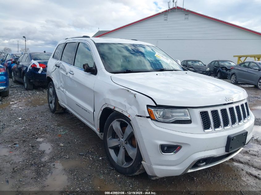 2014 Jeep Grand Cherokee Overland VIN: 1C4RJFCG5EC382161 Lot: 43993106