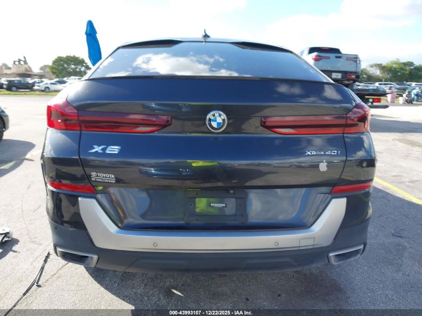2021 BMW X6 xDrive40I VIN: 5UXCY6C0XM9E24227 Lot: 43993107