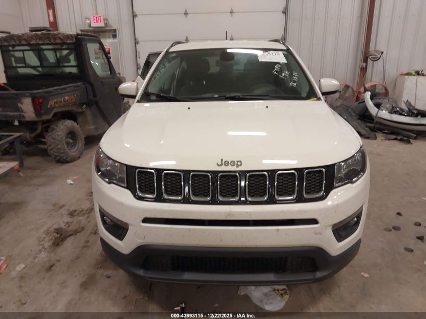 2018 Jeep Compass Latitude 4X4 VIN: 3C4NJDBB9JT282961 Lot: 43993115