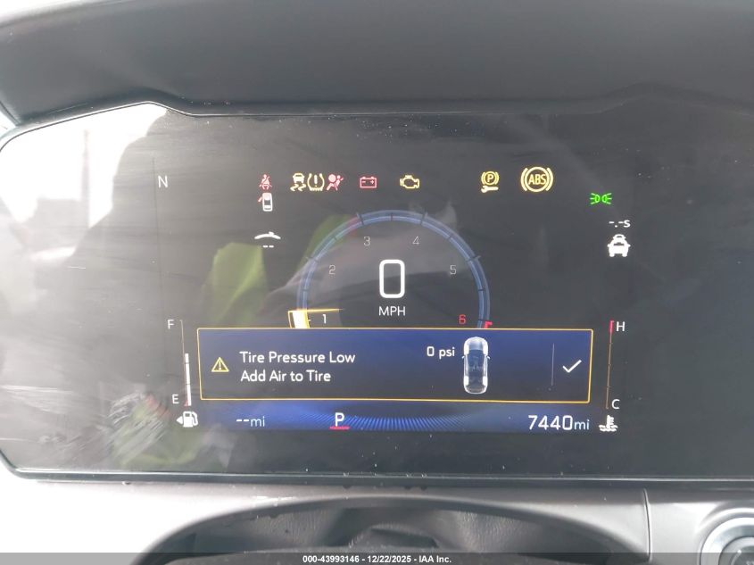 2025 Chevrolet Trax Fwd Activ VIN: KL77LKEP0SC316200 Lot: 43993146