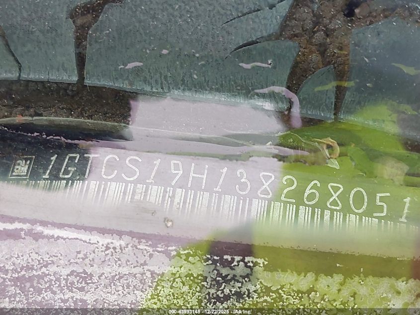 2003 GMC Sonoma Sls VIN: 1GTCS19H138268051 Lot: 43993148