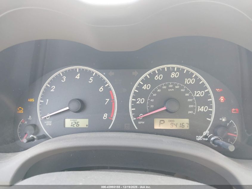 2009 Toyota Corolla Le VIN: JTDBL40E299074712 Lot: 43993155