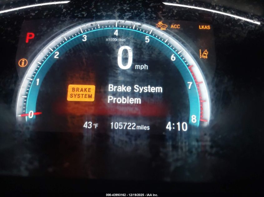 2020 Honda Civic Lx VIN: SHHFK7H3XLU413818 Lot: 43993162