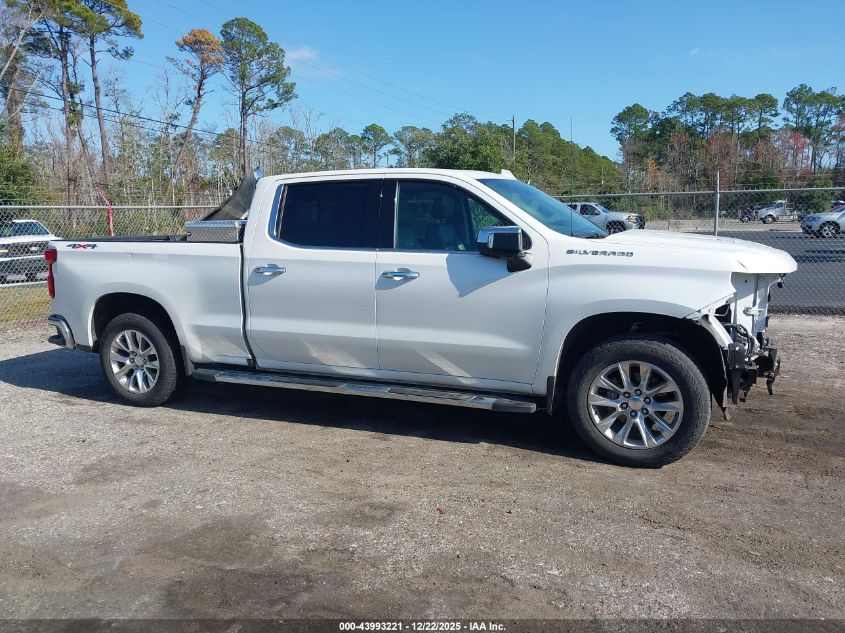 2022 Chevrolet Silverado 1500 Ltd 4Wd Standard Bed Ltz VIN: 3GCUYGEL5NG171366 Lot: 43993221