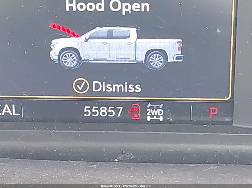 2022 Chevrolet Silverado 1500 Ltd 4Wd Standard Bed Ltz VIN: 3GCUYGEL5NG171366 Lot: 43993221