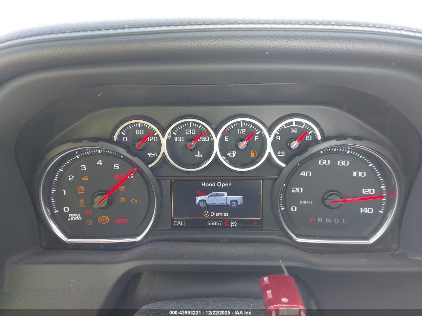 2022 Chevrolet Silverado 1500 Ltd 4Wd Standard Bed Ltz VIN: 3GCUYGEL5NG171366 Lot: 43993221