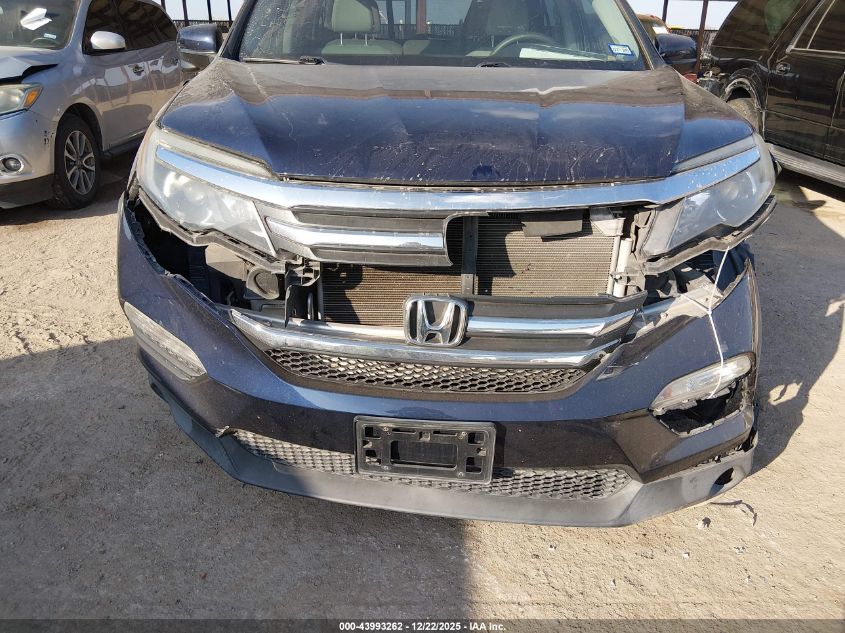 2017 Honda Pilot Ex VIN: 5FNYF5H37HB004301 Lot: 43993262