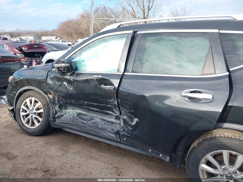 2017 Nissan Rogue Sv VIN: KNMAT2MT8HP539920 Lot: 43993294