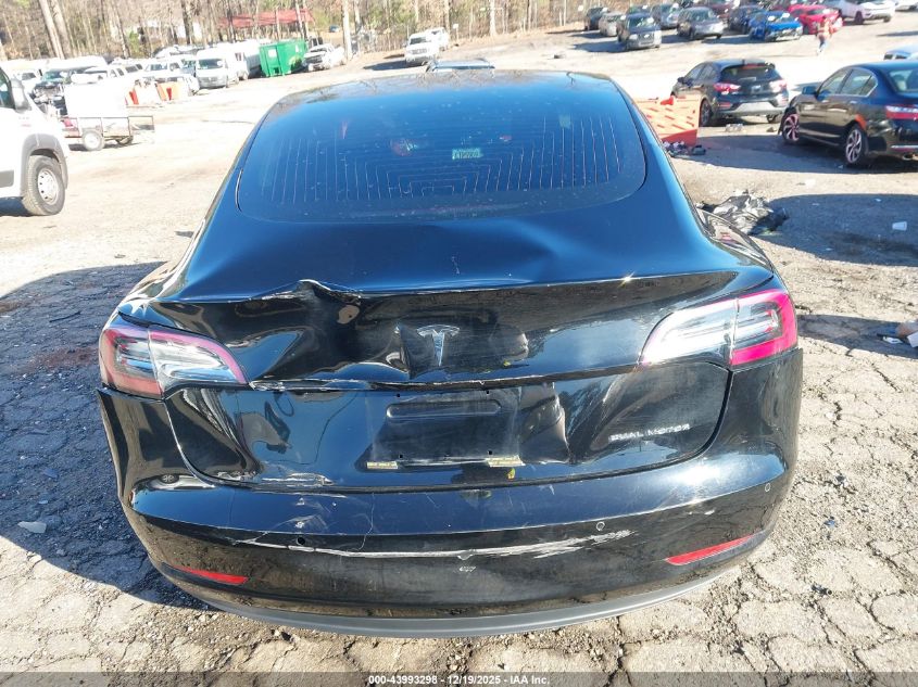 2018 Tesla Model 3 Long Range/Performance VIN: 5YJ3E1EB9JF054737 Lot: 43993298