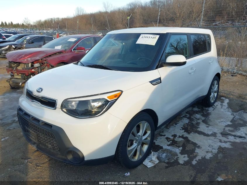 2015 Kia Soul + VIN: KNDJP3A51F7166717 Lot: 43993345