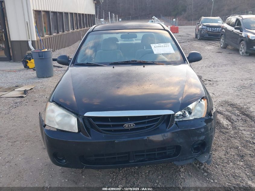 2006 Kia Spectra Ex/Lx/Sx VIN: KNAFE121665367713 Lot: 43993357