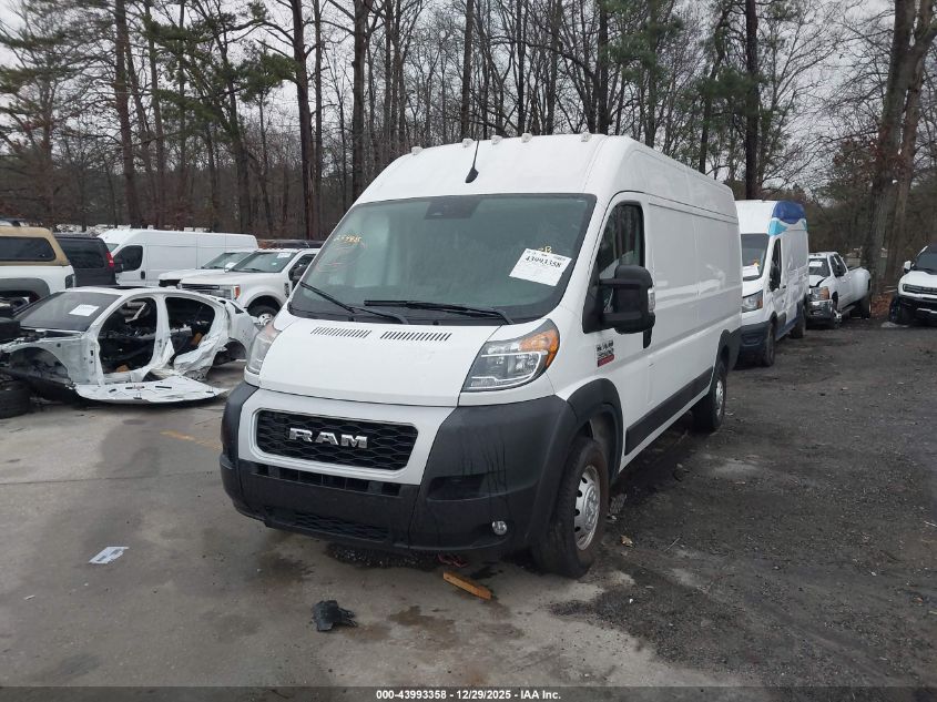 2022 Ram Promaster 3500 Cargo Van High Roof 159 Wb Ext