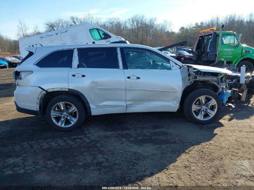 2015 Toyota Highlander Limited Platinum V6 VIN: 5TDDKRFH1FS101194 Lot: 43993374
