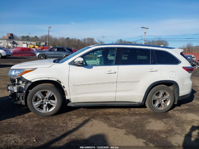 2015 Toyota Highlander Limited Platinum V6 VIN: 5TDDKRFH1FS101194 Lot: 43993374