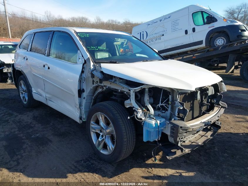 2015 Toyota Highlander Limited Platinum V6 VIN: 5TDDKRFH1FS101194 Lot: 43993374