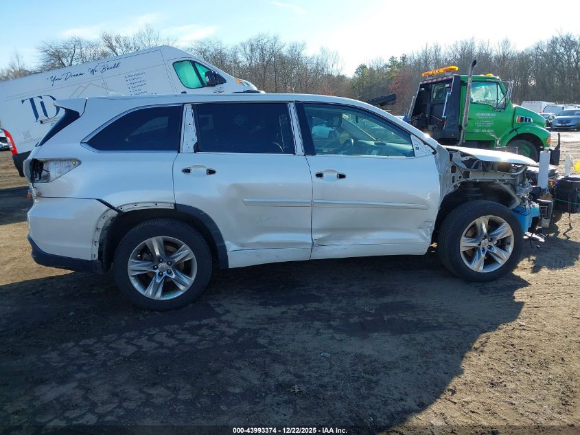 2015 Toyota Highlander Limited Platinum V6 VIN: 5TDDKRFH1FS101194 Lot: 43993374