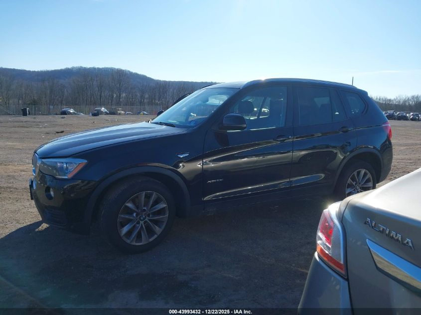 2016 BMW X3 xDrive28I VIN: 5UXWX9C57G0D78460 Lot: 43993432
