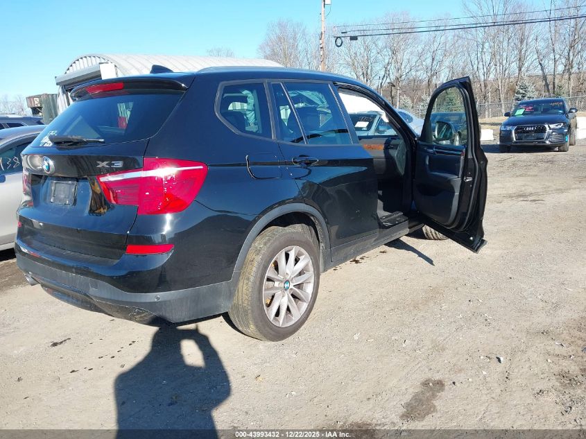 2016 BMW X3 xDrive28I VIN: 5UXWX9C57G0D78460 Lot: 43993432